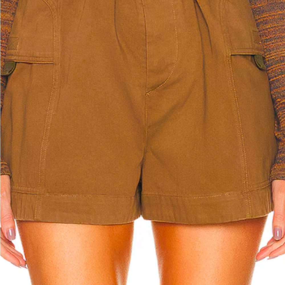 NWT Isabel Marant Etoile Santa Short khaki shorts $525 Sz 34